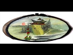 نقاشی روی چوب